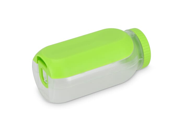 Boîte repas 900ml tout-en-un personnalisable avec couverts Vert clair